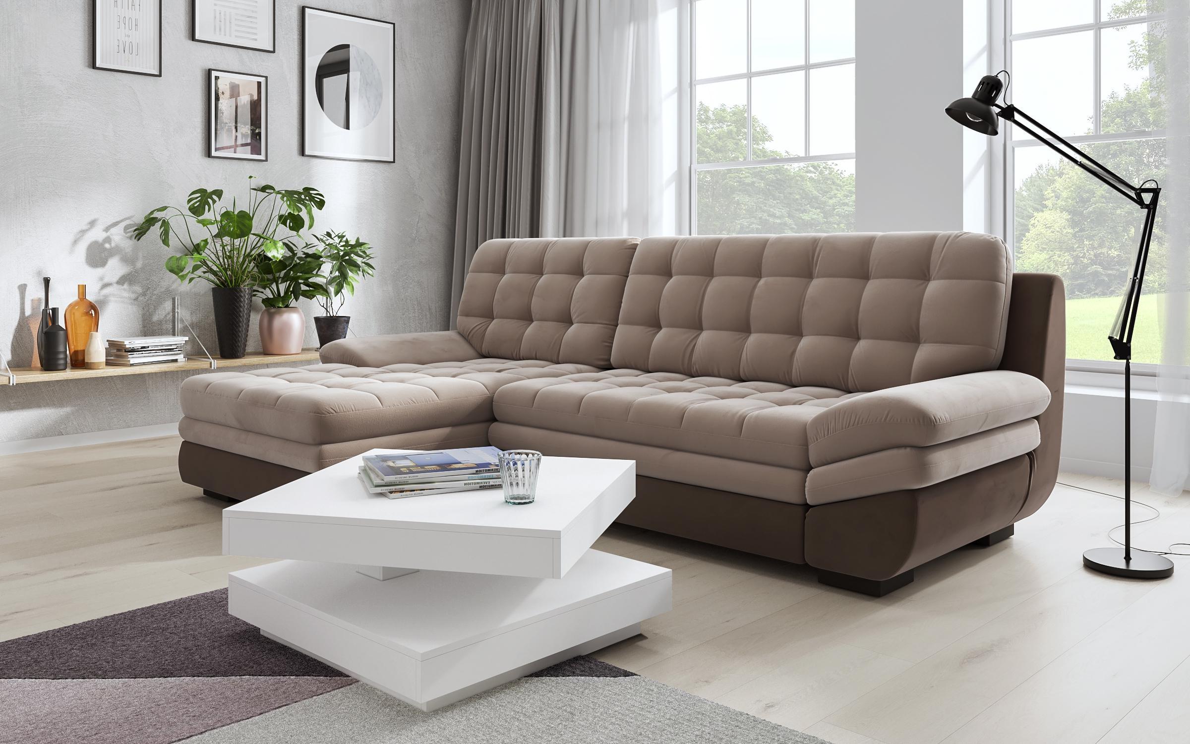 Extendable corner sofa Hazart, beige  3